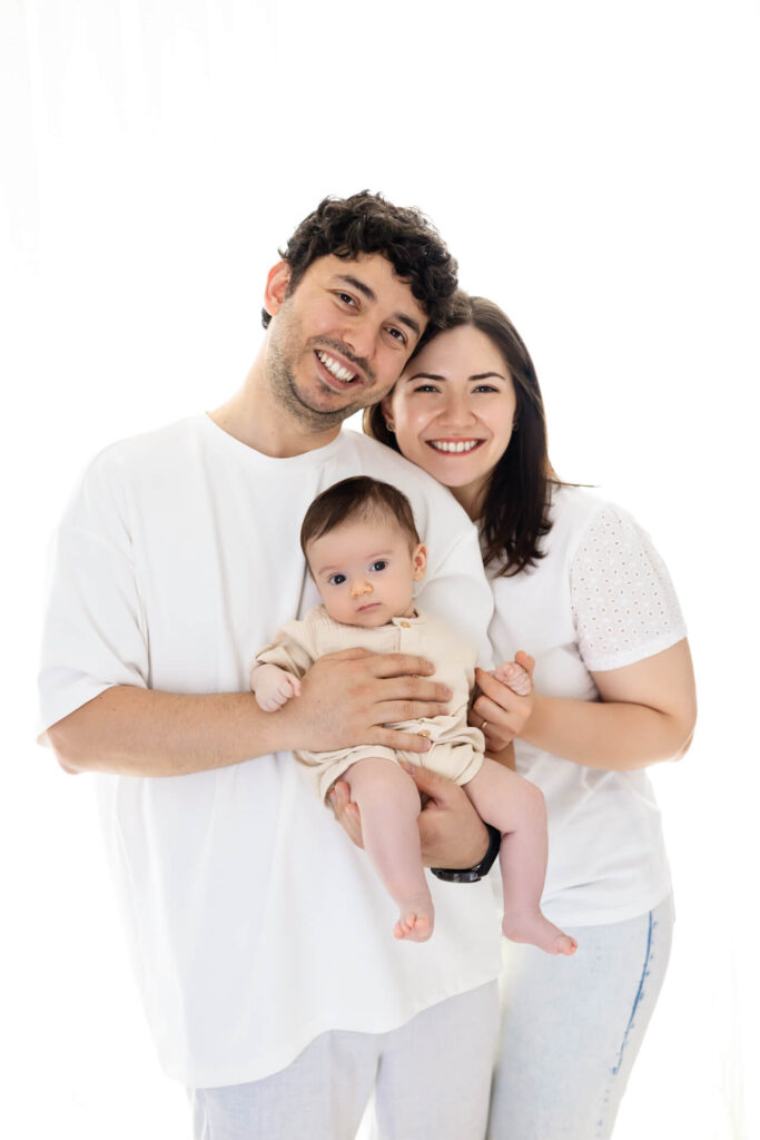 yenidoğan bebek aile çekimi
